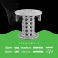 thumbnail image 4 of Protector de desagüe para lavabo TubShroom atrapapelos SinkShroom gris, 4 of 9