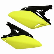 Acerbis Side Panels - Black/Yellow, Color: Black 2171921040