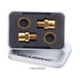 thumbnail image 3 of RISK Bike Pedal Extender Replacement Universal Bicycles Components Modified Spare Parts Axle Extension Bolt Screw Spacer Pedals Accessories Golden 16mm, 3 of 7
