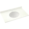thumbnail image 6 of Swan Ellipse Solid Surface 61'' Single Bathroom Vanity Top, 6 of 7