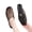 Black, variant on Wrongduck Jelly Flats for Women, Closed Toe Slip On Lightweight Womens Mules with Woven Design and Cushioned Comfort