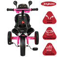 thumbnail image 3 of Triciclo para Niños Torreta con Luz y Sonido Ruedas de Eva Apto a partir de 2 Años Soporta hasta 20 kg - Rosa, 3 of 6