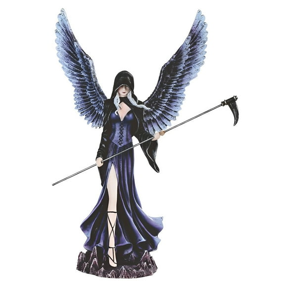 FC Design 12.25"H Gothic Dark Angel Fairy with Scythe Figurine Statue Sculpture Ornament Decoration Home/Room Decor and Unique Gift Ideas for Housewarming, Holidays and Birthdays