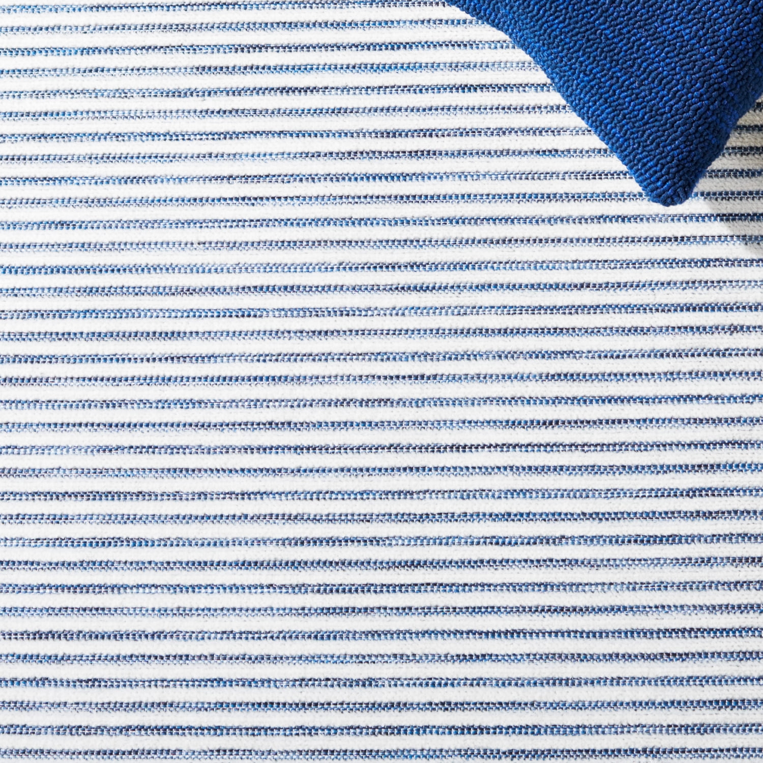 SAFAVIEH Cabana Elvina Botanical Indoor/Outdoor Runner Rug, Ivory/Navy, 2' x 10'