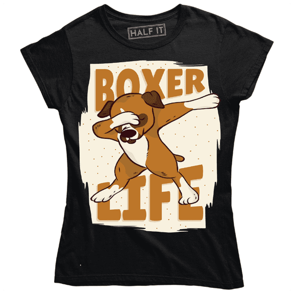Boxer Life Funny Animal Pet Dog Dab Dabbing Dance Women's T-Shirt