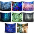 thumbnail image 3 of JANDEL Forest Starry Tapestry Starry Sky Tapestry Moon and Stars Tapestry Galaxy Tapestry Wall Hanging Forest Tapestry Night Sky Tapestry Wall Tapestry for Dorm Living Room Bedroom, 3 of 3
