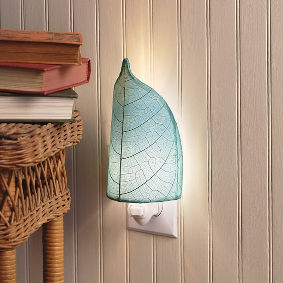 Eangee Leaf Night Light Seablue