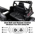 thumbnail image 4 of M optimized 12V Kids Ride On Car Truck w/Parent Remote Control, Spring Suspension, LED Lights, AUX Port, Music, 1.8-3.7 MPH for Boys Girls Aged 3-8, 4 of 7