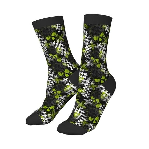 Kids Girls Boys Socks - halloween skull Pattern Comfort Breathable Crew Socks for Boys Girls Kids, Soft Athletic Running Socks for Boys Socks 6-10 Years Old