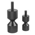 thumbnail image 5 of 4 Pcs Aluminium Flange Two Hole Pins 1-1/8 Inch Two Hole Alignment Pins & 1-5/8 Inch Detachable Flange Black, 5 of 5
