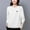 White, variant on JGGSPWM Cotton Long Sleeve Tee Shirts for Women Slim Fit Tshirts Soft Comfortable Basic Tops Tight Crewneck Layering Undershirts Blue L