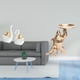 thumbnail image 2 of Estatua de cisne, figuras de cerámica, esculturas modernas de animales, escultura decorativa, centro de mesa, bandeja para servir, adorno con detalles, 2 of 8