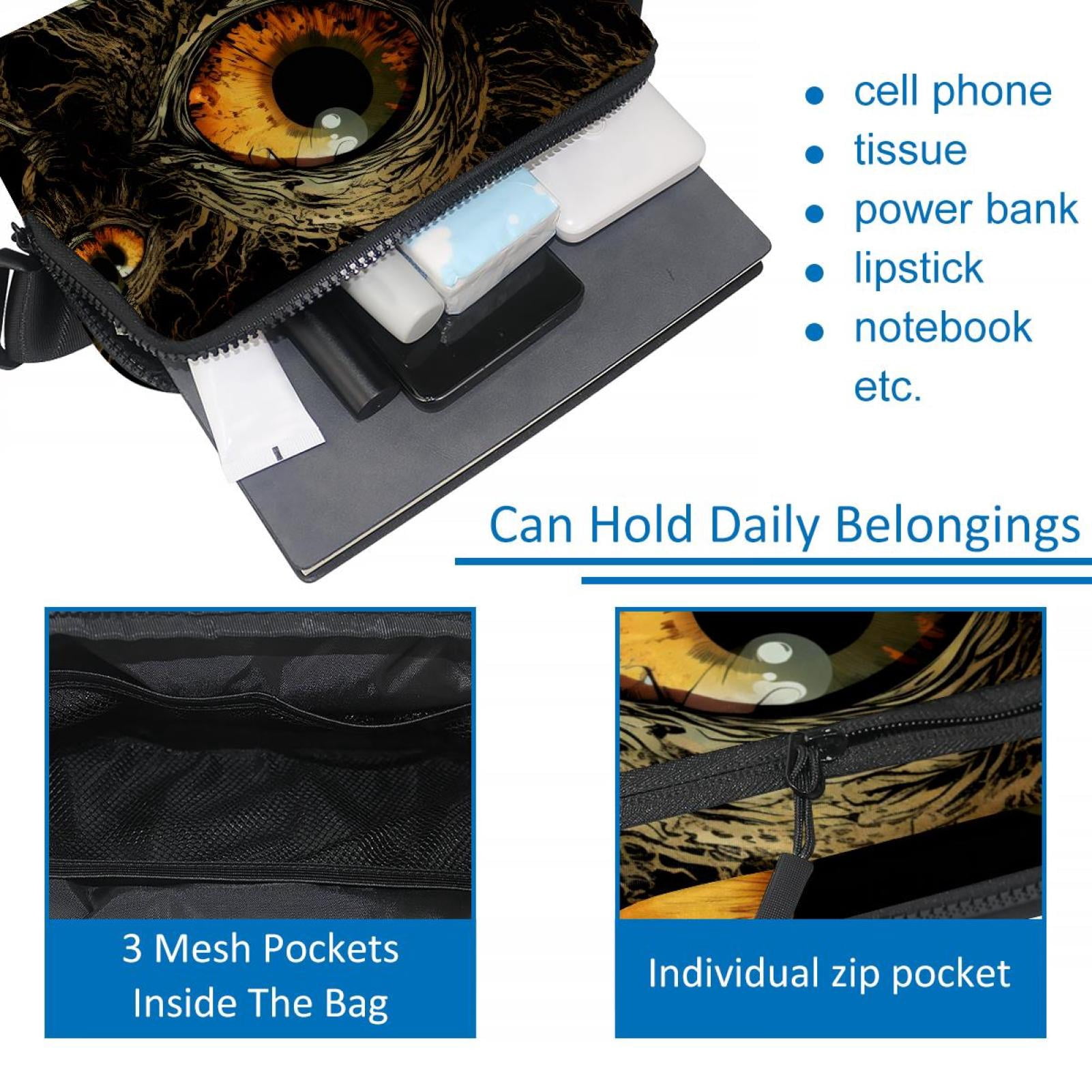 Halloween eyeballs Lightweight Running Belt Waist Bag with Extension Strap and Money Belt - Unisex