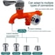 thumbnail image 3 of Universal Interface Faucet Double Outlet Dual Control Water Tap Home Bathroom Hose Irrigation Fitting Plastic Connector, 3 of 5