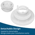 thumbnail image 5 of Tapa de ventilación de alcantarillado de plástico para tuberías de 1 a 2 3/8 pulgadas, blanca (paquete de 3), 5 of 5