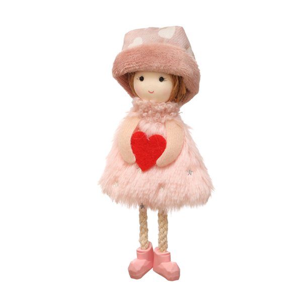 1pc creativo colgante de peluche de peluche juguete peluche de dibujos animados colgante ángel en forma de muñeca