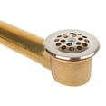 thumbnail image 4 of Fine Fixtures Bathtub Shower Drain - 20 Gauge Brass Tubing, Trip Lever Overflow Assembly Tub Drain Kit - Satin Nickel, 4 of 10