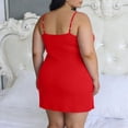 thumbnail image 5 of Tranfacy Women Summer Sleepshirt Plus Size Adjustable Camisole Crew Neck Sleeveless Relaxed Daily Indoor Dress, 5 of 5
