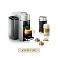 thumbnail image 1 of Nespresso Vertuo Coffee and Espresso Machine by De'Longhi with Aeroccino, Silver, 1 of 9