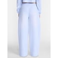 thumbnail image 3 of No Boundaries Mineral Wash Fleece Barrel Leg Pants, 29'' Inseam, Women's XXS-XXL, 3 of 5