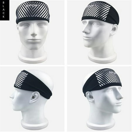 Breathable Elastic Headband for Men Women, Guys Sweatband Sports Headband for Running, CrossFit, Working Out (Best Headbands For Working Out)