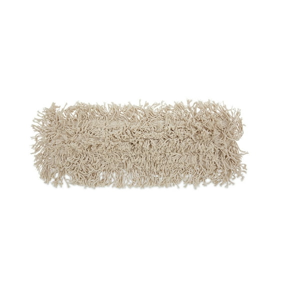 Boardwalk Mop Head, Dust, Cotton, 18 x 3, White