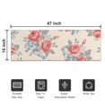 thumbnail image 5 of Pioneer Flower Floral Print Pattern Door Rugs,Washable Non Slip Door Mats Indoor,Decorative Door Mats,Entry Mat Indoor for Entrance,Bedroom,Kitchen,Bathroom,16"x47", 5 of 6