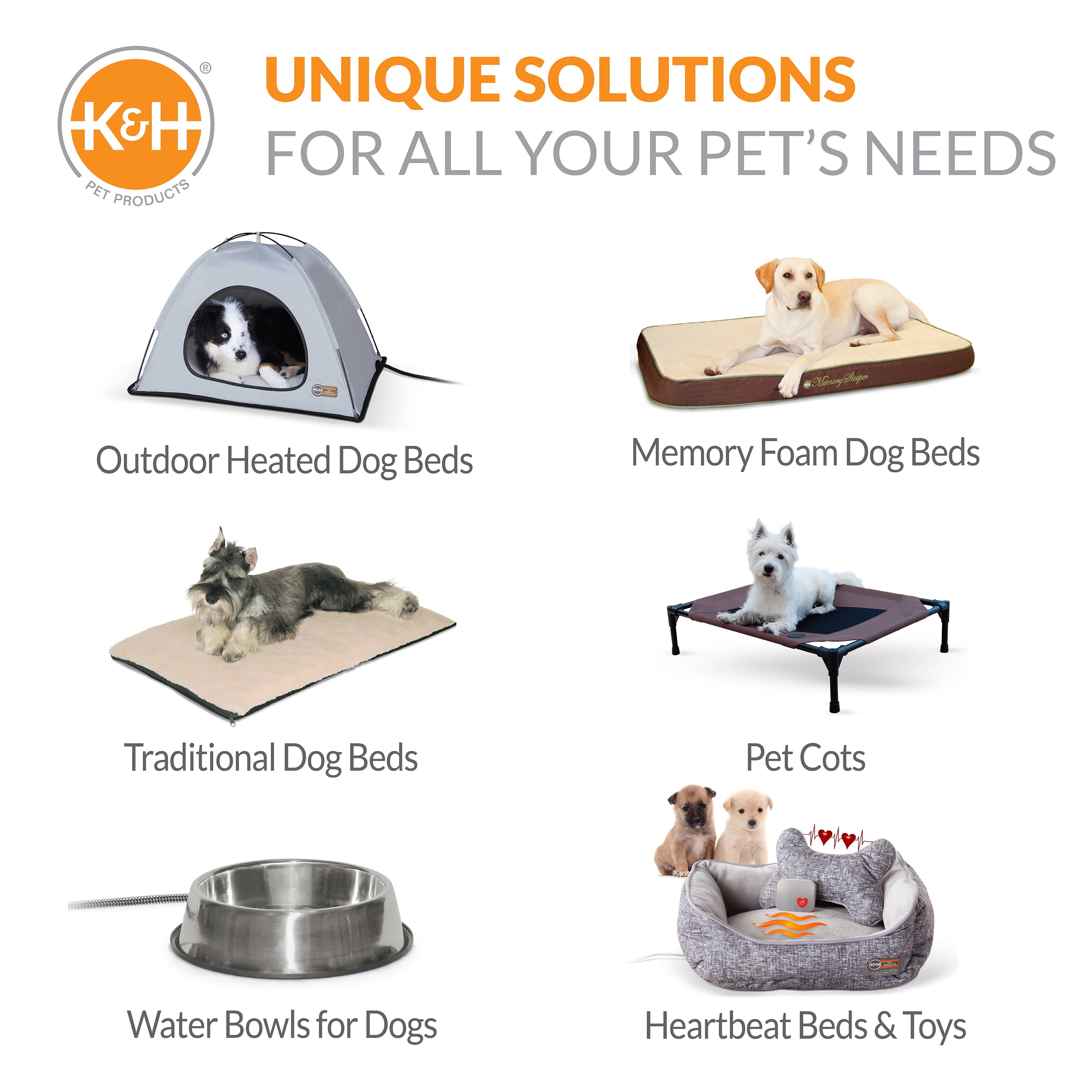 K&h memory sleeper dog bed cheap