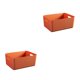 thumbnail image 1 of Advancent Cesta para debajo del estante de alta capacidad para almacenamiento organizado - Cestas de almacenamiento duraderas y convenientes para naranja descubierta 26*18*8cm 2Conjunto, 1 of 6