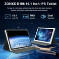 thumbnail image 5 of 10inch Android 15 Tablet,4G Cellular Tablet with 128GB ROM+14(8+6)GB RAM,5G WIFI,Octa-Core,13MP Camera,GPS,1TB Expandable,FHD IPS,8000mAh,Face Unlock,Split-screen,Android Tablet with Keyboard,Silver, 5 of 12