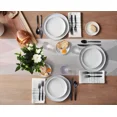thumbnail image 3 of Black And White Mixed Color Table Flag Wave Twist Texture Table Runner Simple Art Holiday Party Home Kitchen Tables rated, 3 of 6