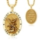 thumbnail image 1 of Collar AUDINCEED San Miguel de plata 925 bañada en oro de 18 quilates, 1 of 9