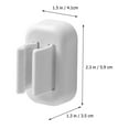 thumbnail image 5 of TABLZONE Wall Mount Mop and Broom Holder White Adhesive for Kitchen Bathroom Use, 5 of 6
