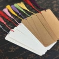 thumbnail image 5 of TINYSOME 120 Pcs DIY Personalize Blank Bookmark Tassel Kit 60Pcs x Blank Paper Bookmark 60 Pcs x Classic Clolorful Tassel Pendant, 5 of 10