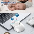 thumbnail image 5 of T02 Display Screen Mute Wireless Mouse,Bluetooth Dual-Mode,Noiseless Click,Wndows/Mac/IOS/Android, 5 of 10