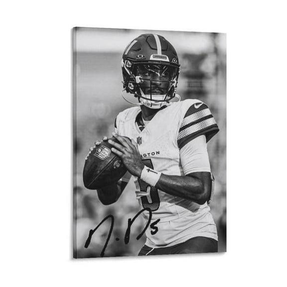 Jayden Daniels Canvas Poster Artworks Canvas Poster Room Aesthetic Wall Art Prints Home Modern Decor Gifts 16x24inch(40x60cm)