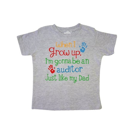 

Inktastic Future Auditor Like My Dad Gift Toddler Boy or Toddler Girl T-Shirt