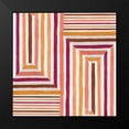 thumbnail image 2 of Watts, Eva 20x20 Black Modern Framed Museum Art Print Titled - Mayan Labyrinth I, 2 of 5