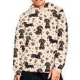 thumbnail image 2 of DISNIMO Paw Print Dachshund Hoodie for Kids Pullover Sweatshirt Boys Hoodie Street Wear Hoodies for Boys Long Sleeve Hooded Sweatshirt with Hoodie for Girls Pullover Hoodie Boys 6-7 Sweatshirt, 2 of 7