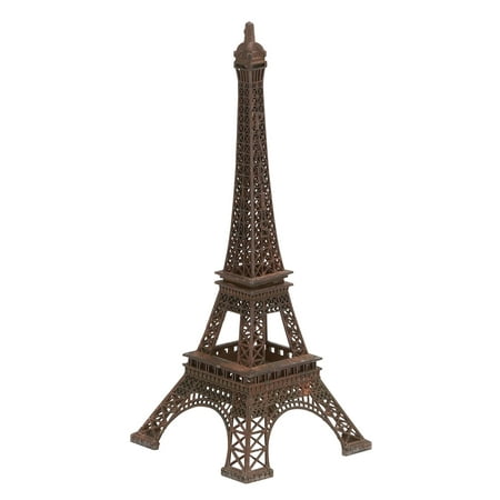 Decmode Traditional 12 Inch Iron Eiffel Tower Sculpture