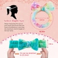 thumbnail image 6 of 6-piece Set of Skincare Shower Elastic Headband, Makeup Headscarf with Bow, Women's Facial Cleansing Headband, 6 of 7