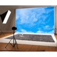 thumbnail image 1 of BSDHOME 7x5ft Photography Backdrop Cartoon Abstract Blue Sky White Cloud Nature Romantic Photo Background Backdrops, 1 of 4