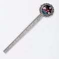 thumbnail image 2 of Starry Flamingos Vintage Silver Lace-Edged Bookmark: a Gift for Readers and Book Lovers, 2 of 5