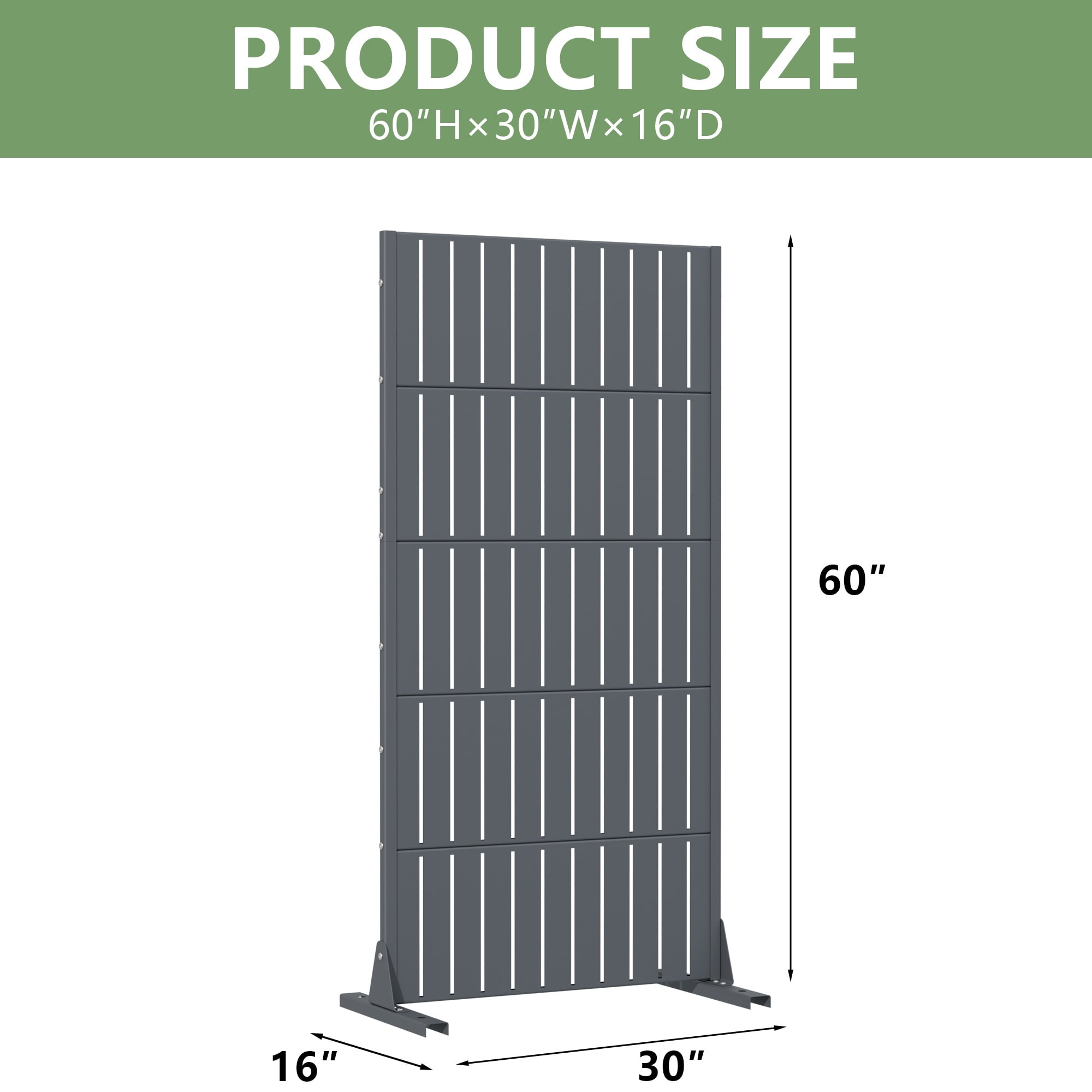 Privacy Metal Screen Fence Panel