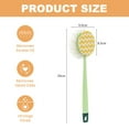 thumbnail image 5 of 1 pcs. Double Sided Rubbing Bath Magic Bath Brush Long Handle Soft Hair Bath Brush Removable,green, 5 of 5