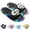 Black, variant on Light Up Slippers for Women, Cute Cartoon LED Glowing Slides, Comfort Anti-Slip House Shoes with RGB Lights for Indoor Outdoor