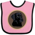 thumbnail image 3 of Inktastic Black Lab Dog Labrador Retriever Boys or Girls Baby Bib, 3 of 4