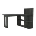 thumbnail image 5 of Tuhome Modern Engineered Wood Charcoal Masai Computer Desk, 5 of 5