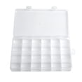 thumbnail image 4 of 24 Grid Clear Organizer Box Dividers Plastic Compartment Storage Container for Washi Tapes, Craft, Beads, Jewelry, Small Parts, 4 of 9