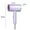 Purple, variant on Beessbest Professional Ionic Hair Dryer, Powerful Fast Drying Low Noise Blow Dryer with Concentrator Nozzle and Holder Attachments for Home Salon Travel
